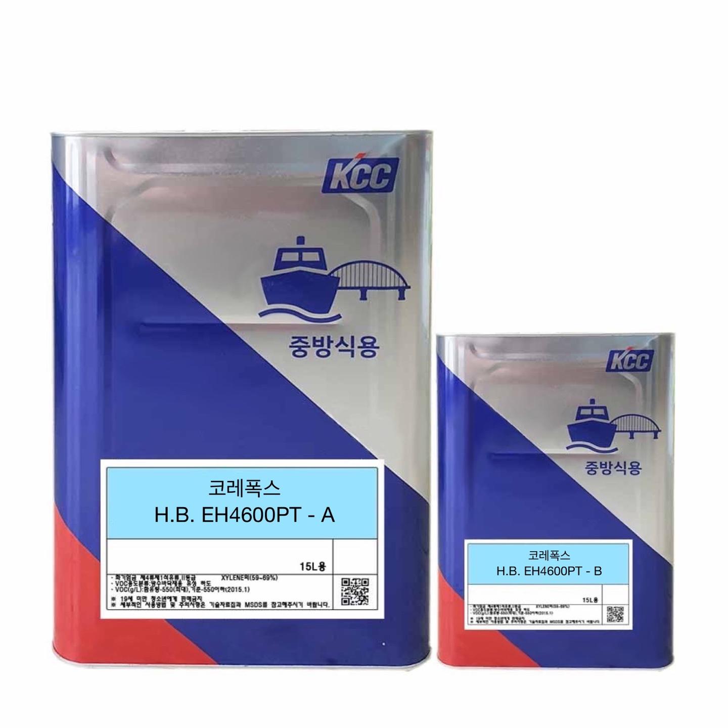(KCC페인트) 중방식용 후도막형 코레폭스 H.B. EH4600 WHITE 외 7색 15L