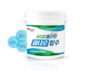 옥상방수 장마대비 우레탄 하나로 엘라탄 하나로 방수제 녹색,회색,투명,백색 16L - 하도없이 바로