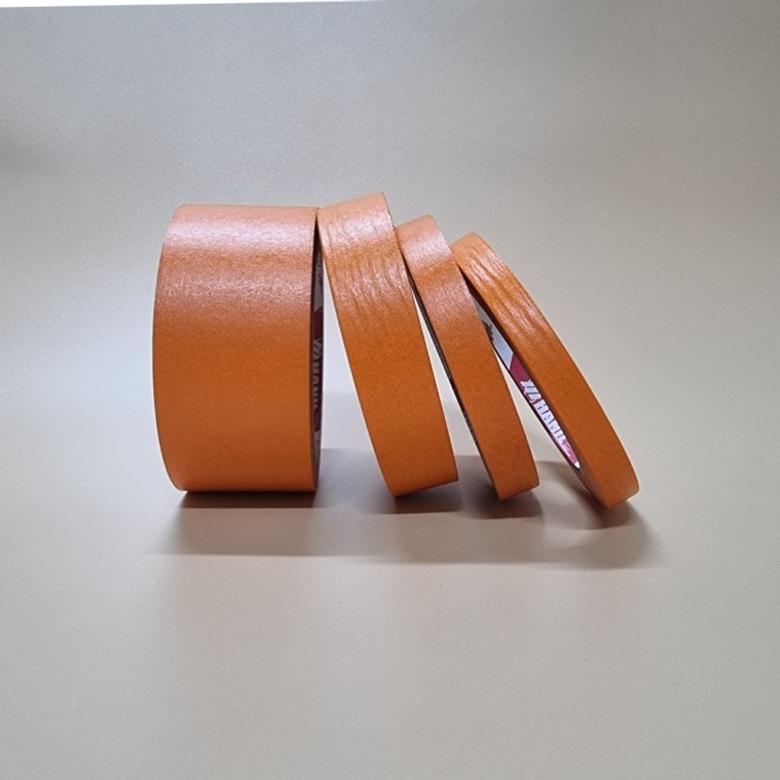 오렌지 내열 마스킹 동절기 테이프 10mm-50mm X40m선택 종이 셀프인테리어 도장용 실리콘작업