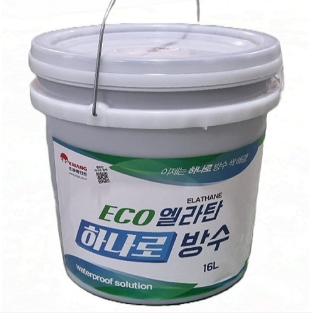 조광페인트 옥상방수 하나로 엘라탄 방수제 3.5KG - 하도없이 바르면 끝 우레탄 방수제